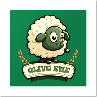 I Love You (Olive Ewe) Posters and Art